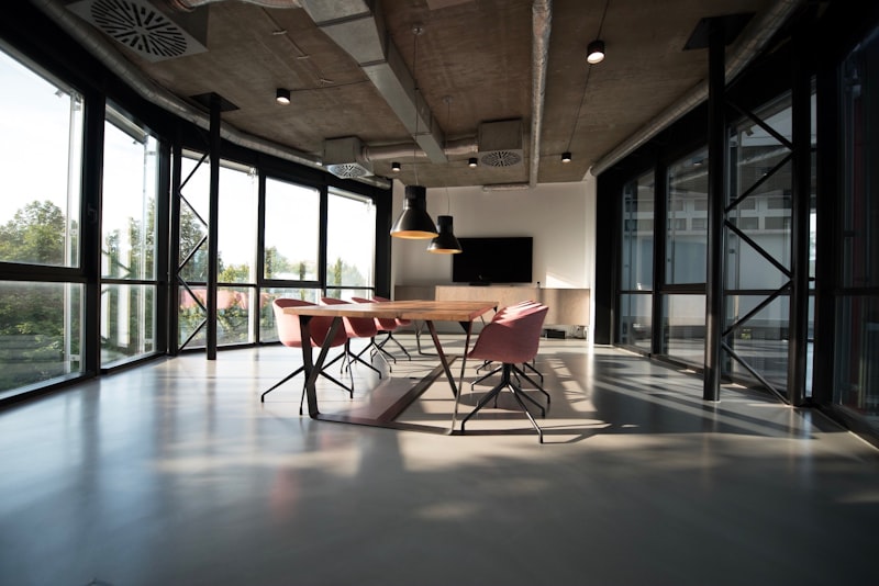 Small office with access control and security cameras
